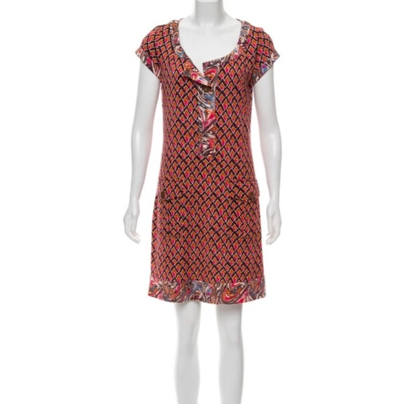 DVF Kian Mini Dress Size 10 - Picture 1 of 9